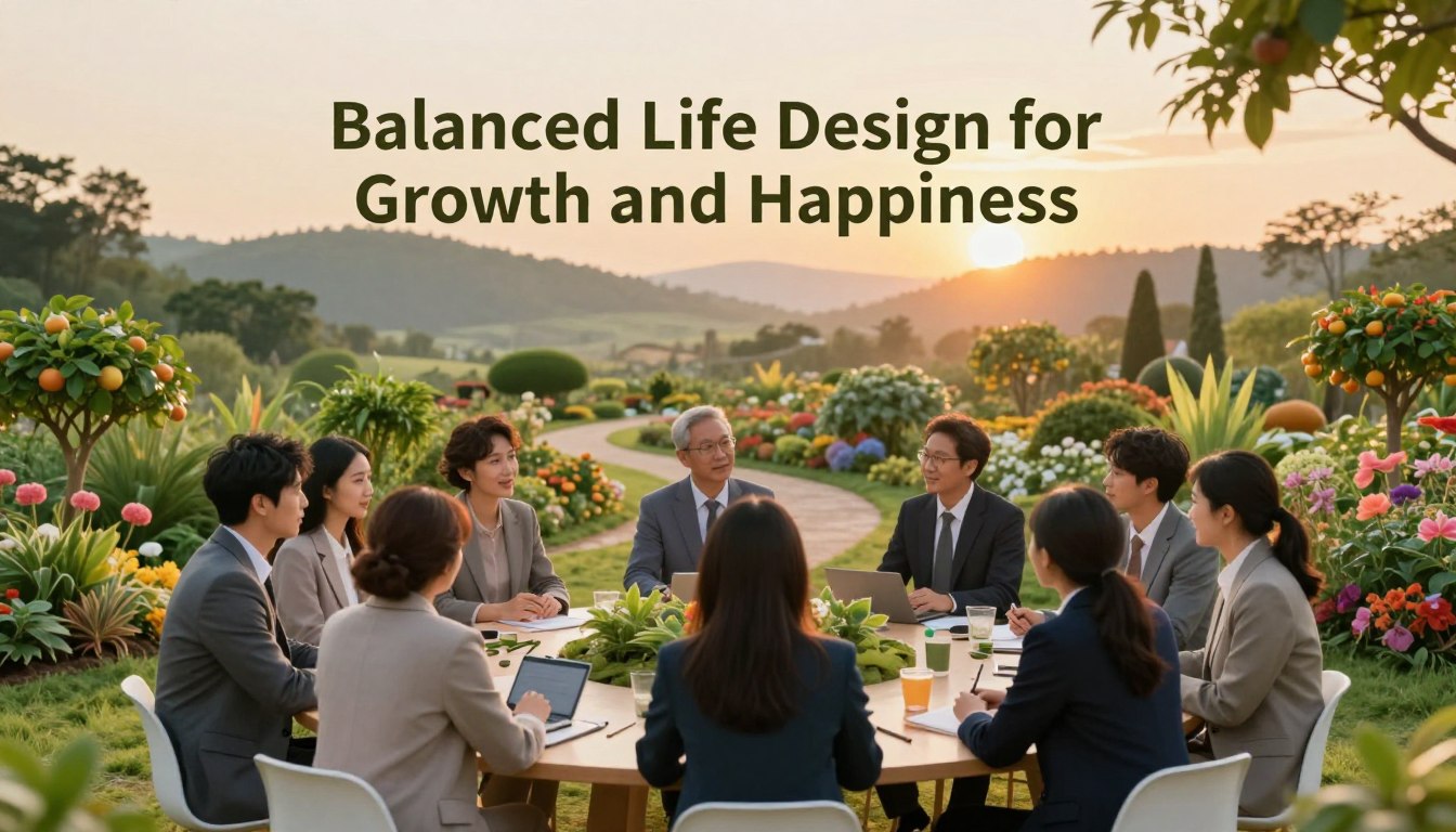 Balanced life design for growth and happiness